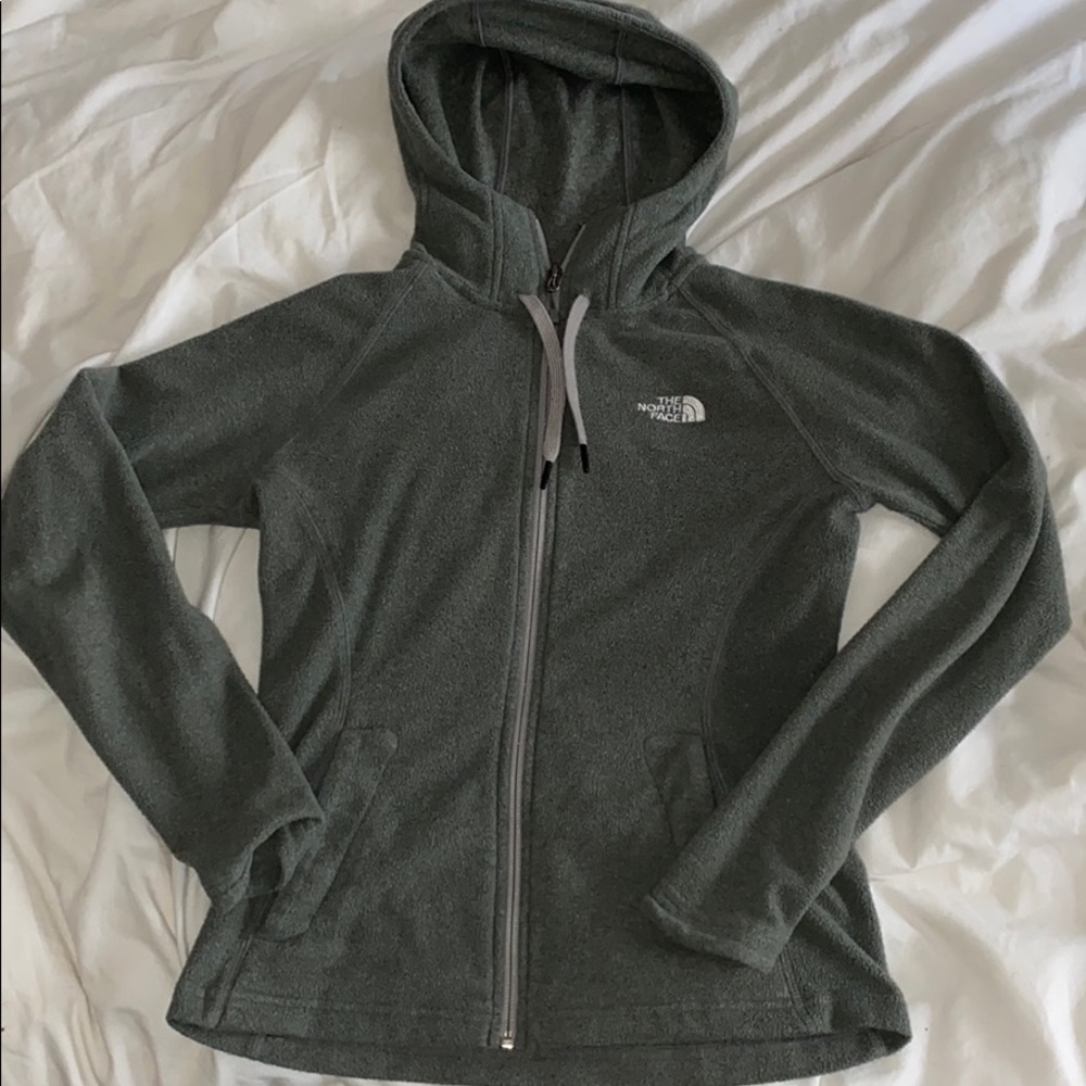 North Face fleece zip up jacket